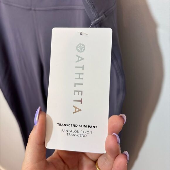 Athleta Transcend Slim Pant NEW with tags Size 3X Dusk Purple - Picture 9 of 15